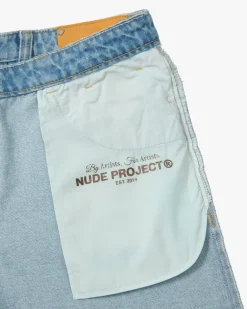 Pantalón Baggy Azul Old