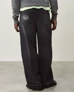 Pantalón Baggy Negro Old