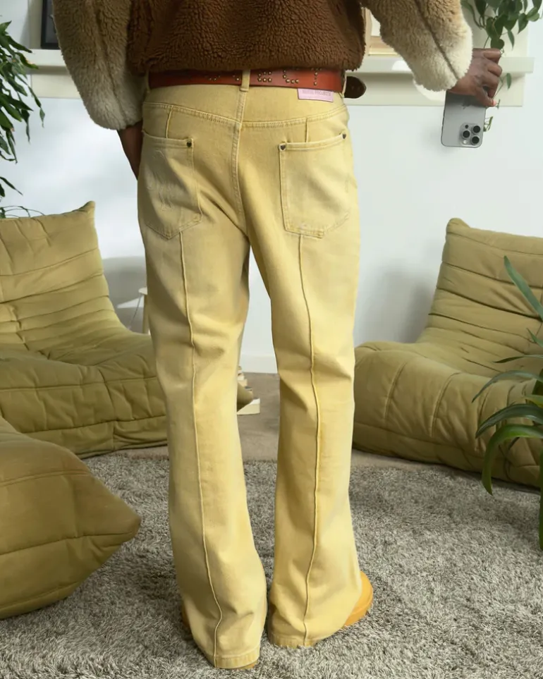 Pantalón Bootcut Amarillo