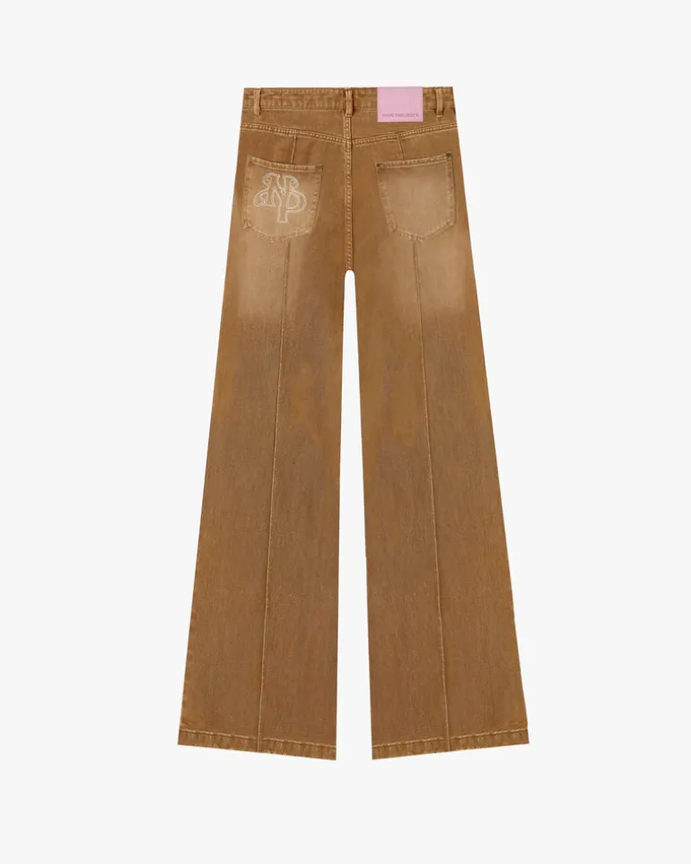 Pantalón Bootcut Marrón