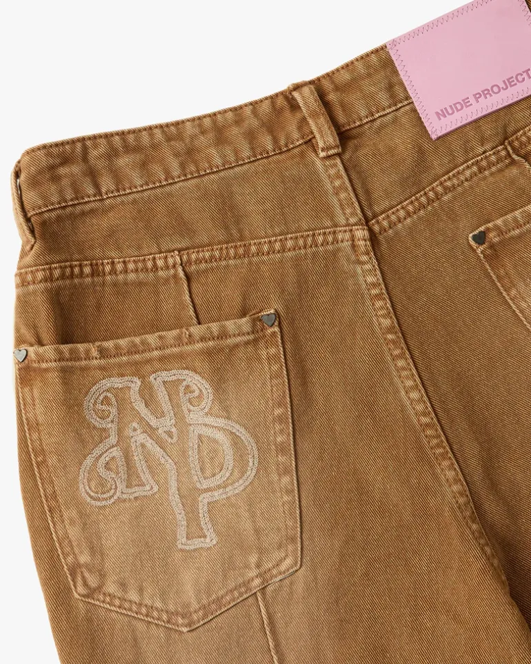 Pantalón Bootcut Marrón