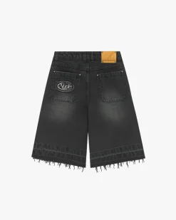 Pantalón Corto Baggy Negro Old Denim