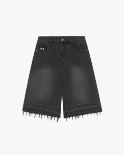 Pantalón Corto Baggy Negro Old Denim