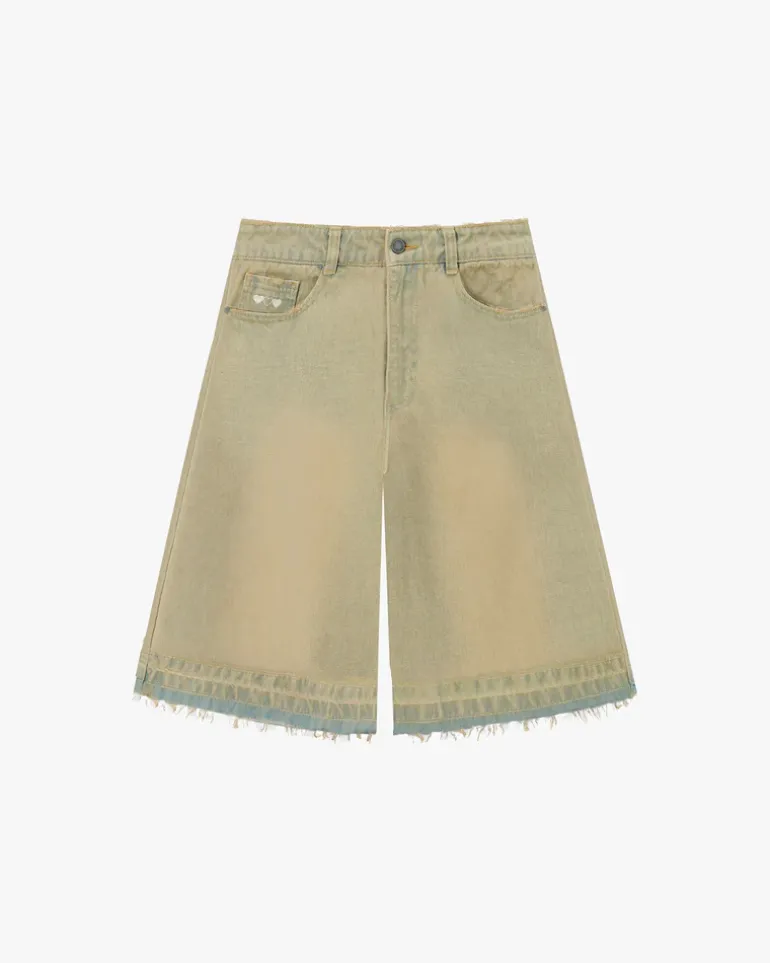 Pantalón Corto Baggy Sand Wash Old Denim