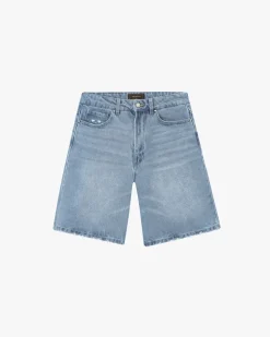 Pantalón Corto Basic Denim Azul
