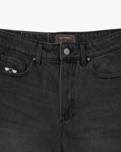 Pantalón Corto Basic Denim Negro