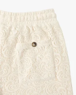 Pantalón Corto Blanco Crema
