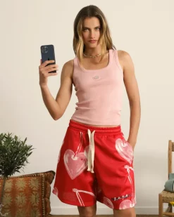 Pantalón Corto Mesh Rojo