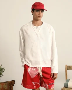 Pantalón Corto Mesh Rojo