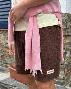 Pantalón Corto Romantica Marrón
