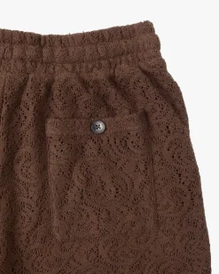Pantalón Corto Romantica Marrón