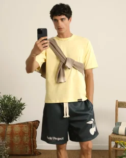 Pantalón Corto Solid Mesh Negro