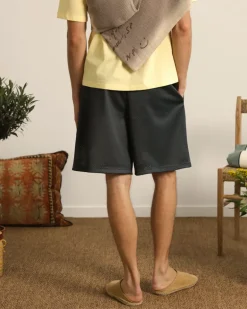 Pantalón Corto Solid Mesh Negro