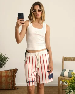 Pantalón Corto Stripes Mesh