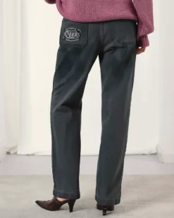Pantalón Vaquero Verde Washed