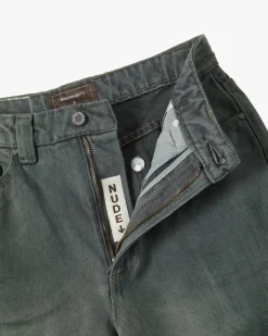 Pantalón Vaquero Verde Washed