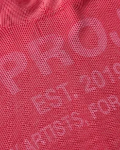 Perfect Cropped Zip-Up Hoodie Raspberry