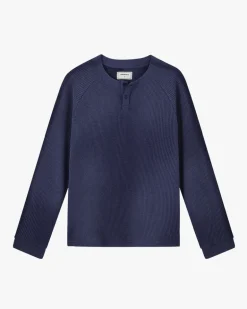 Polo Global Soon Waffle Azul Marino
