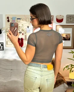Strass Top Ash