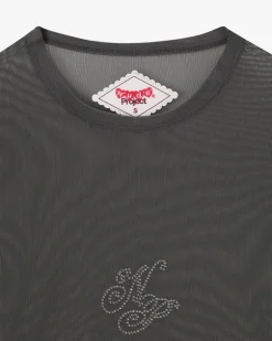 Strass Top Ash
