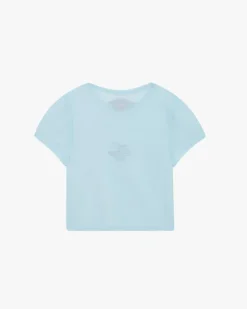 Strass Top Blue
