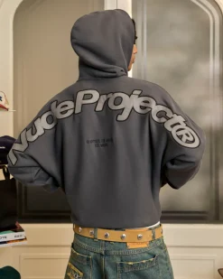 Sudadera Con Cremallera Beast Gris Oscuro
