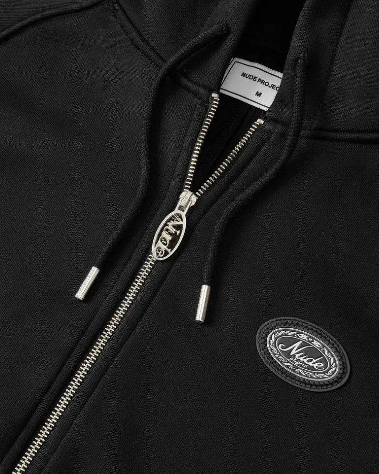 Sudadera Con Cremallera Essentials Negra