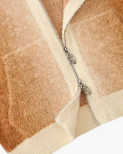 Sudadera Con Cremallera Gradient Marrón