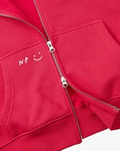 Sudadera Con Cremallera Global Soon Frambuesa