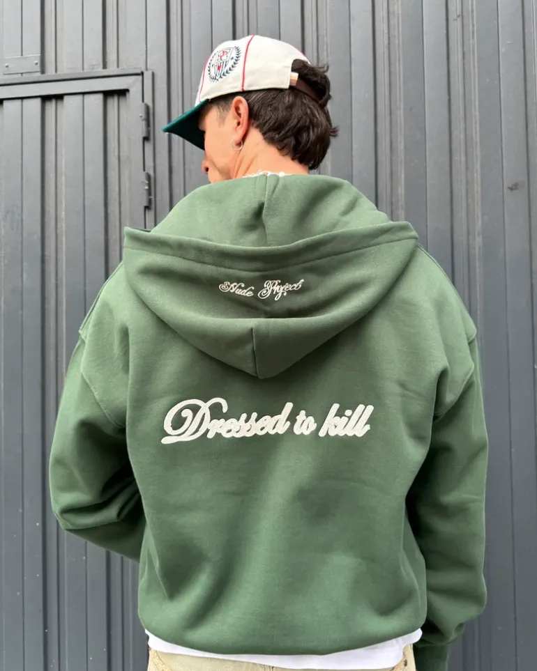 Sudadera Con Cremallera Kill Bill Verde