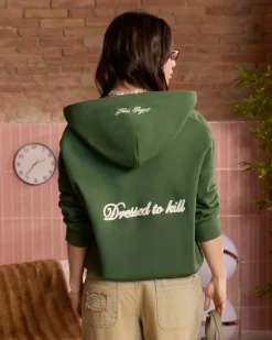 Sudadera Con Cremallera Kill Bill Verde