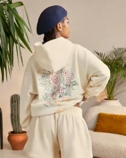 Sudadera Cups Blanco Crema