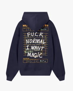 Sudadera Fuck Normal Azul Marino