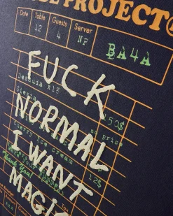 Sudadera Fuck Normal Azul Marino