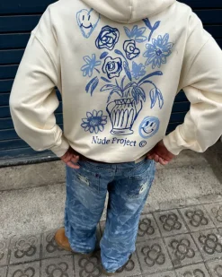 Sudadera Jarron Blanco Crema