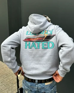 Sudadera Locally Hated Gris