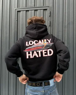 Sudadera Locally Hated Negra