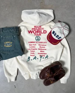 Sudadera Nude Tour Blanco Crema
