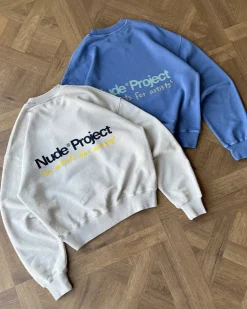 Sudadera Sin Capucha Cult Kid Blanco Crema