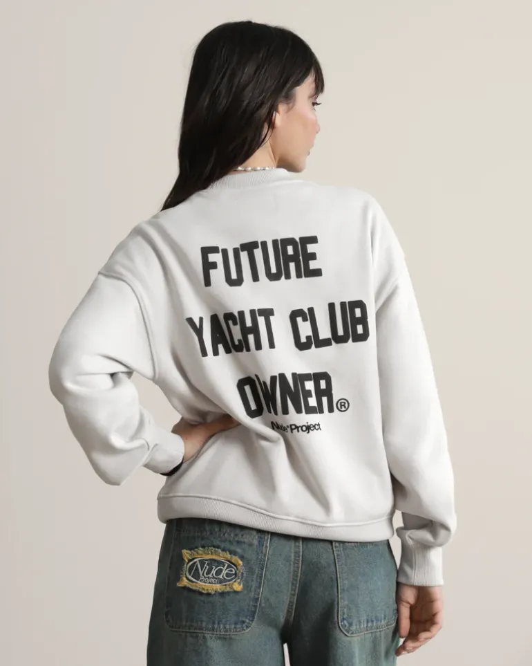 Sudadera sin Capucha Gris
