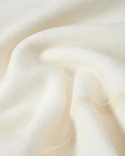 Sudadera Sin Capucha Varsity Blanco Crema