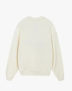 Sudadera Sin Capucha Varsity Blanco Crema