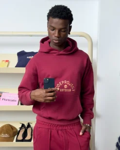 Sudadera Swans Granate