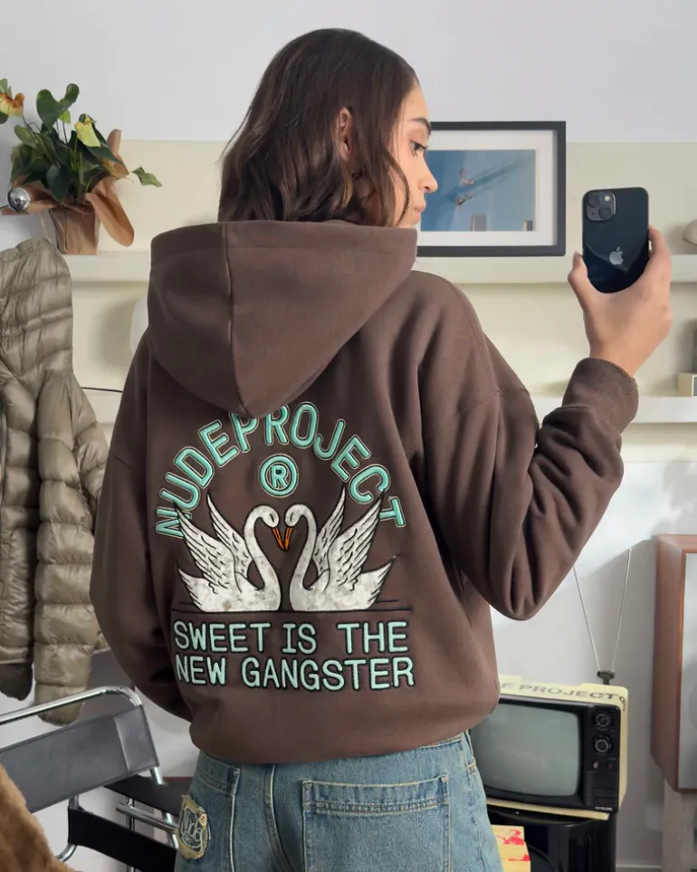 Sudadera Swans Marrón