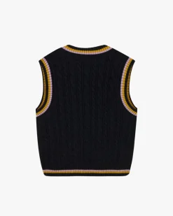 Sunday Knit Vest Blue