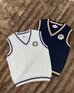 Sunday Knit Vest Blue