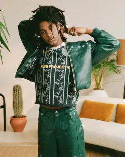 World Cup Leather Bomber Jacket